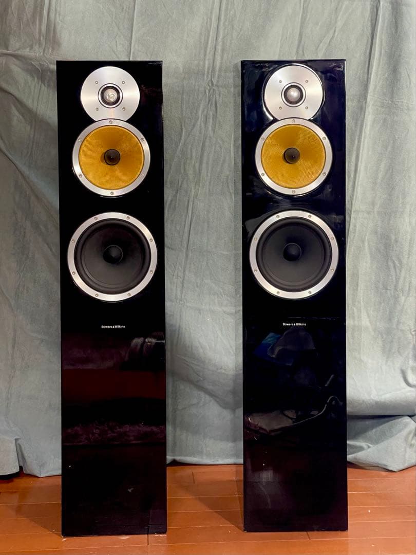 【ペア/送料込】B&W CM7 ピアノブラック トールボーイスピーカー