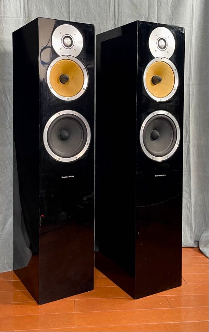 【ペア/送料込】B&W CM7 ピアノブラック トールボーイスピーカー