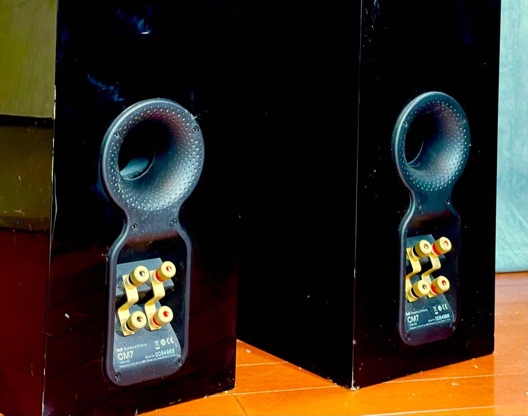 【ペア/送料込】B&W CM7 ピアノブラック トールボーイスピーカー