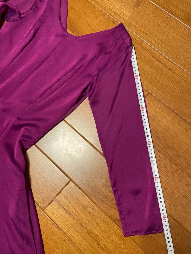 社交ダンス　チャコット　軽量　ワンピース　パーティー　ドレス　紫　パープル