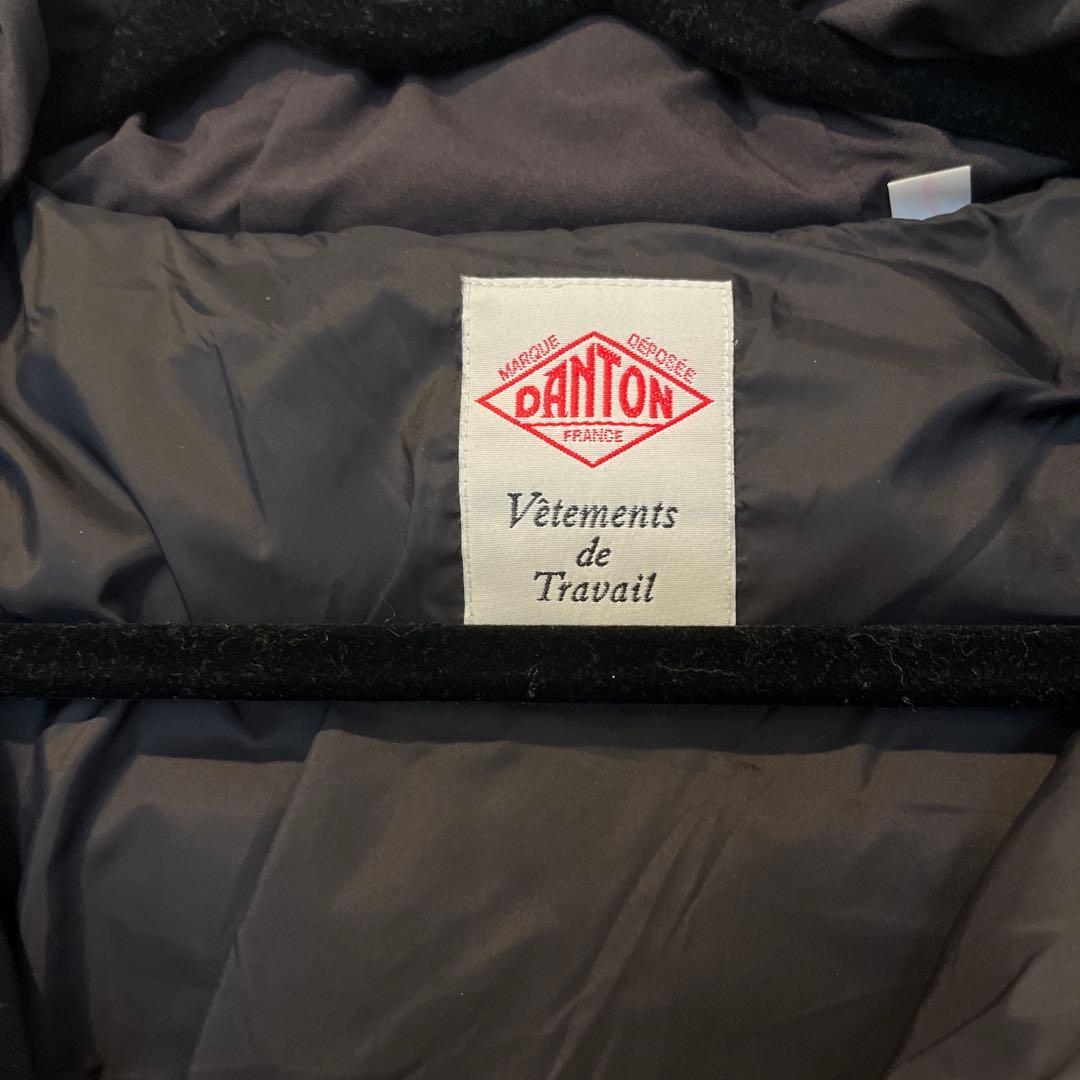 DANTON Sサイズミドルダウンコート　ブラック