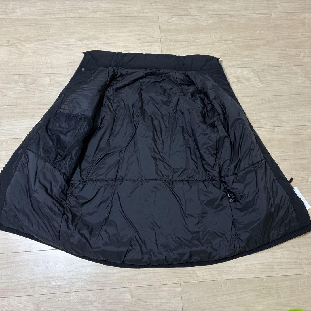 新品タグ付 ユニクロ 防風パデッドコート L ブラック 男女兼用