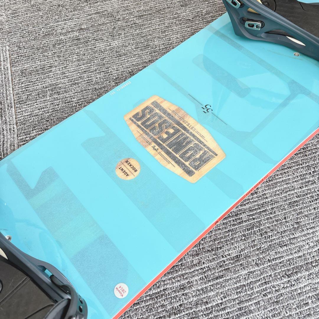 51美品❗️超豪華❗️ROMESDS×FLUX メンズスノーボードセット★155cm