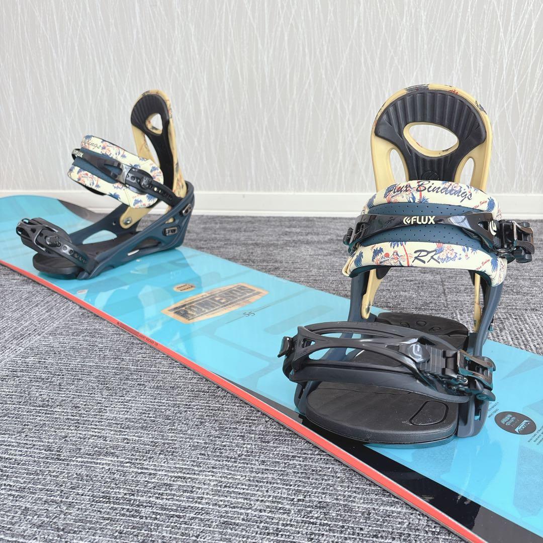 51美品❗️超豪華❗️ROMESDS×FLUX メンズスノーボードセット★155cm