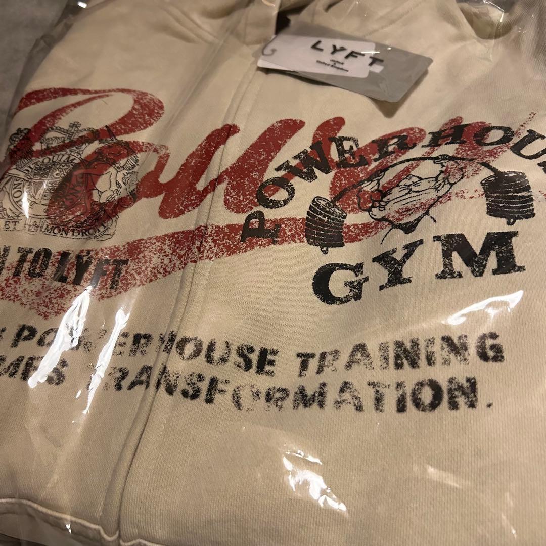 LÝFT × POWER HOUSE GYM パーカー　パンツセット　XL