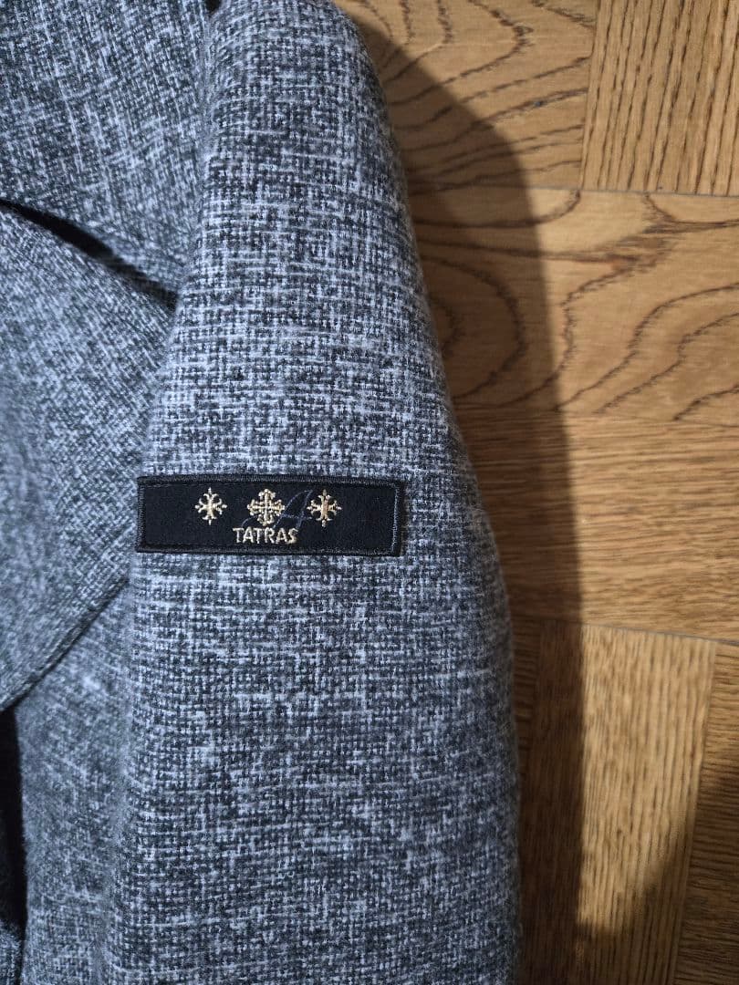 タトラス　裏地ダウン　チェスター ロングコート