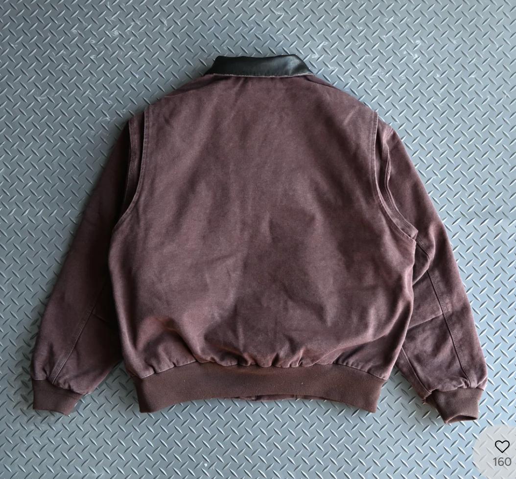 L2139　レザーカラーデトロイトジャケット　M（red）　地底人ONLINE