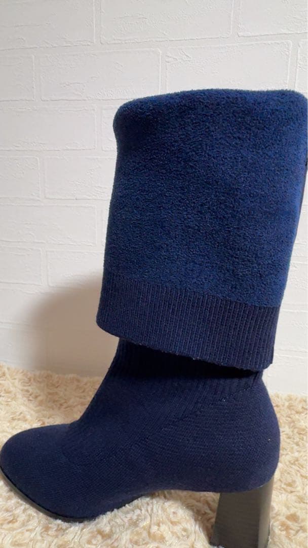 VIVAIA ストレッチニットロングブーツ