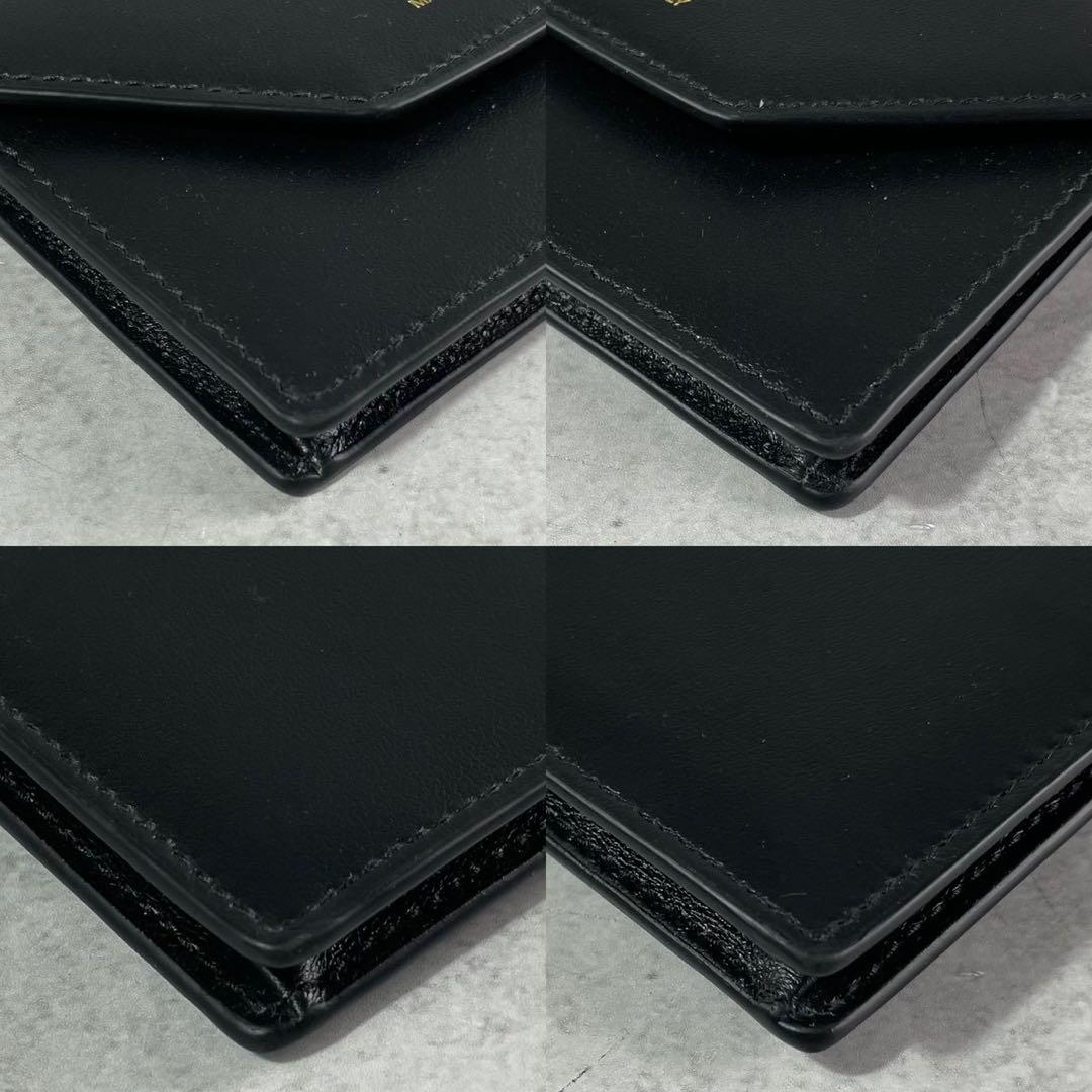 【現行 付属品完備】極美品 バレンシアガ Envelope 名刺入れ 黒 レザー