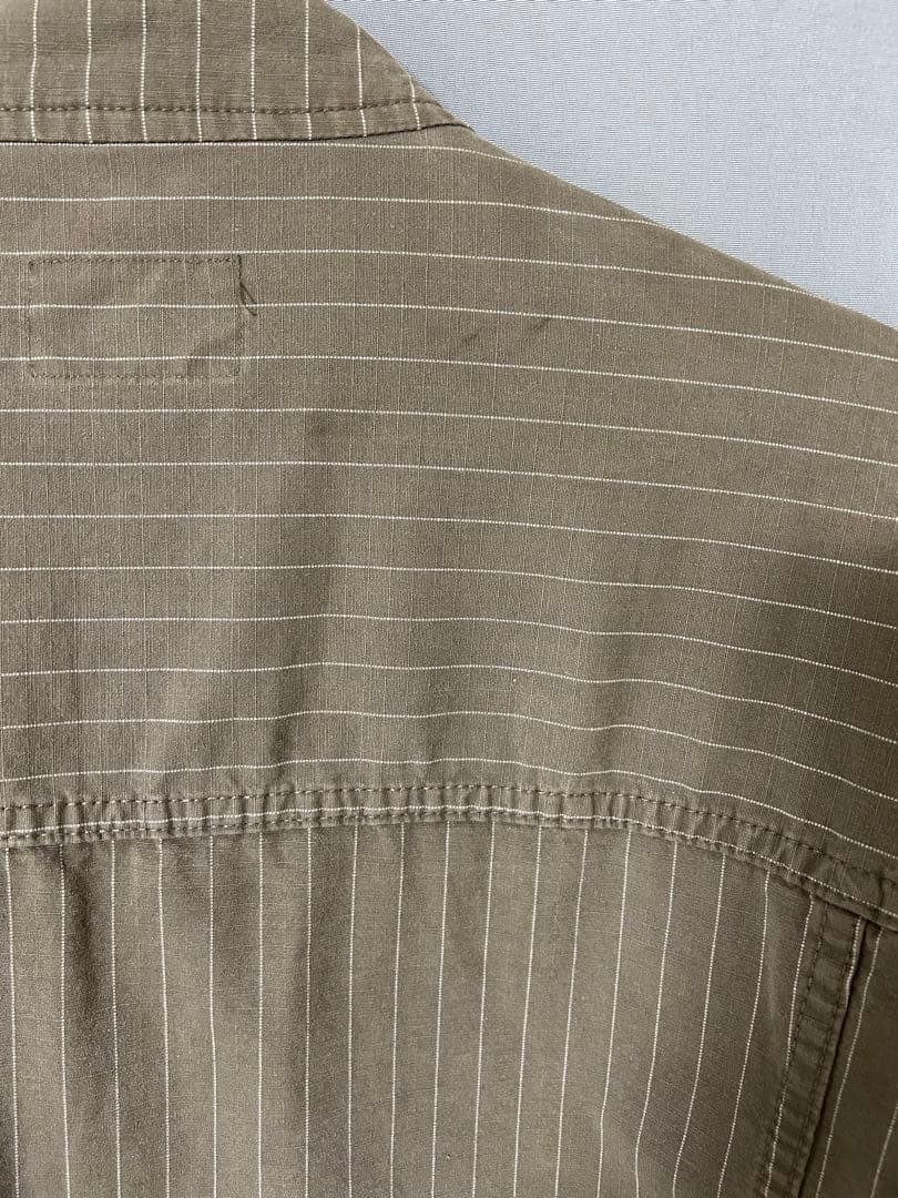 j*k様 00s　STUSSY　ブルゾンジャケット　L　ドローコード　ストライプ