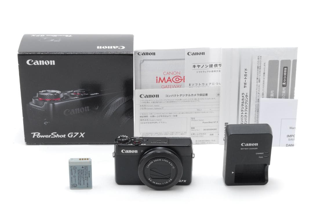 【美品】Canon PowerShot G7X 箱付　動作確認済み