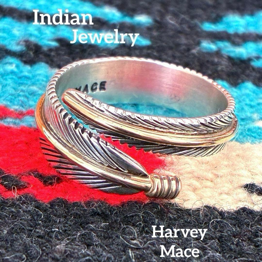 Indian Jewelry ハーヴィーメイス 12KGF フェザーリング17号