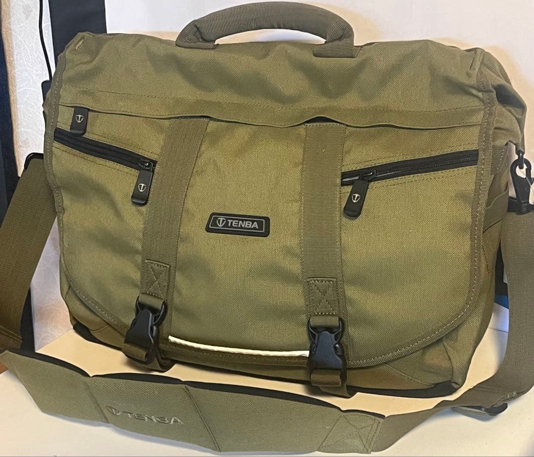 TENBA メッセンジャーバッグ オリーブグリーン