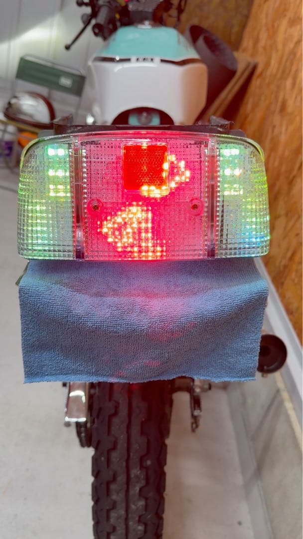 CBX400F 流星テール　仮面ライダー　特注LED