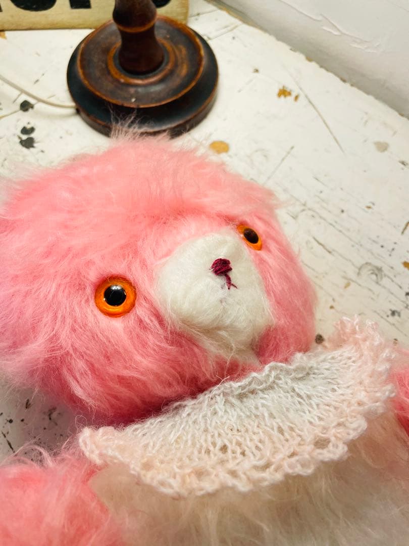 ༄༅ 小麗༄༅ページ　ピンクのヴィンテージ ベア