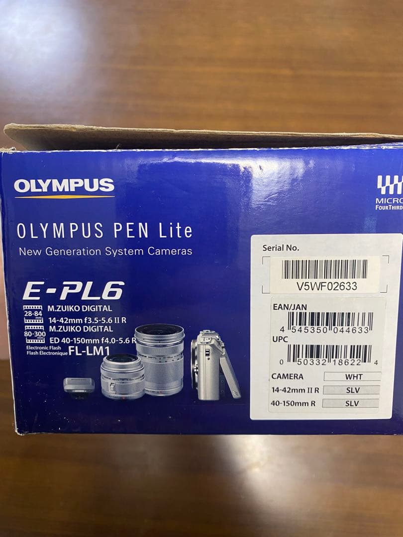 OLYMPUS E-PL6 ホワイト ダブルレンズ 付属品多数