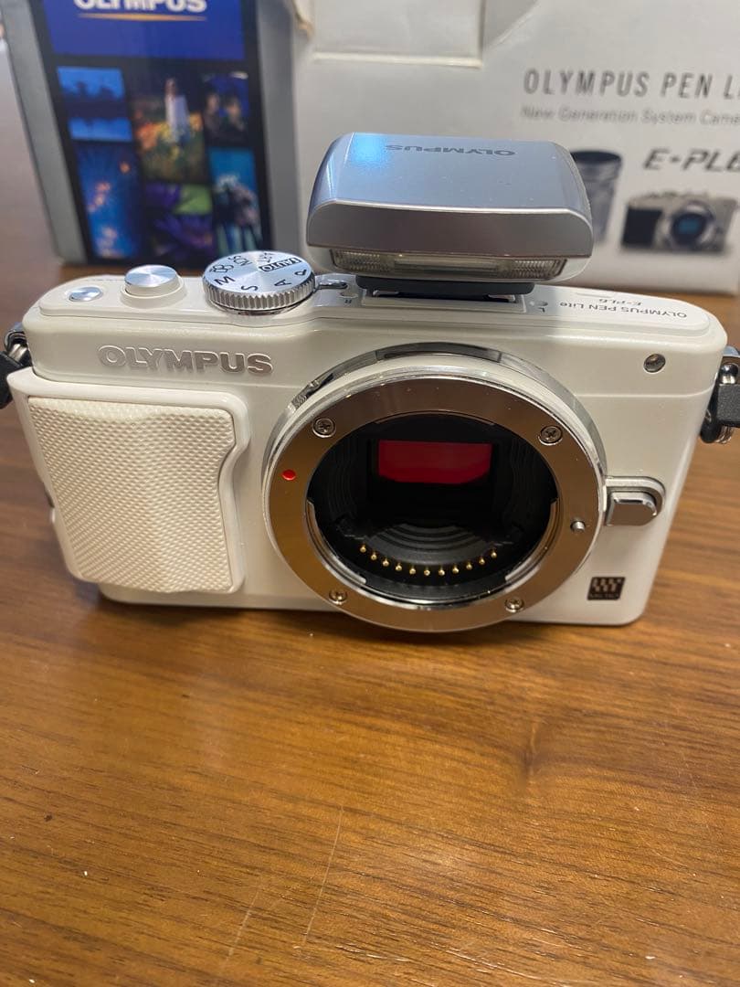 OLYMPUS E-PL6 ホワイト ダブルレンズ 付属品多数