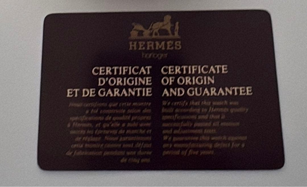 reo HERMES エルメス トラベルクロック ケース/箱/保証書付き