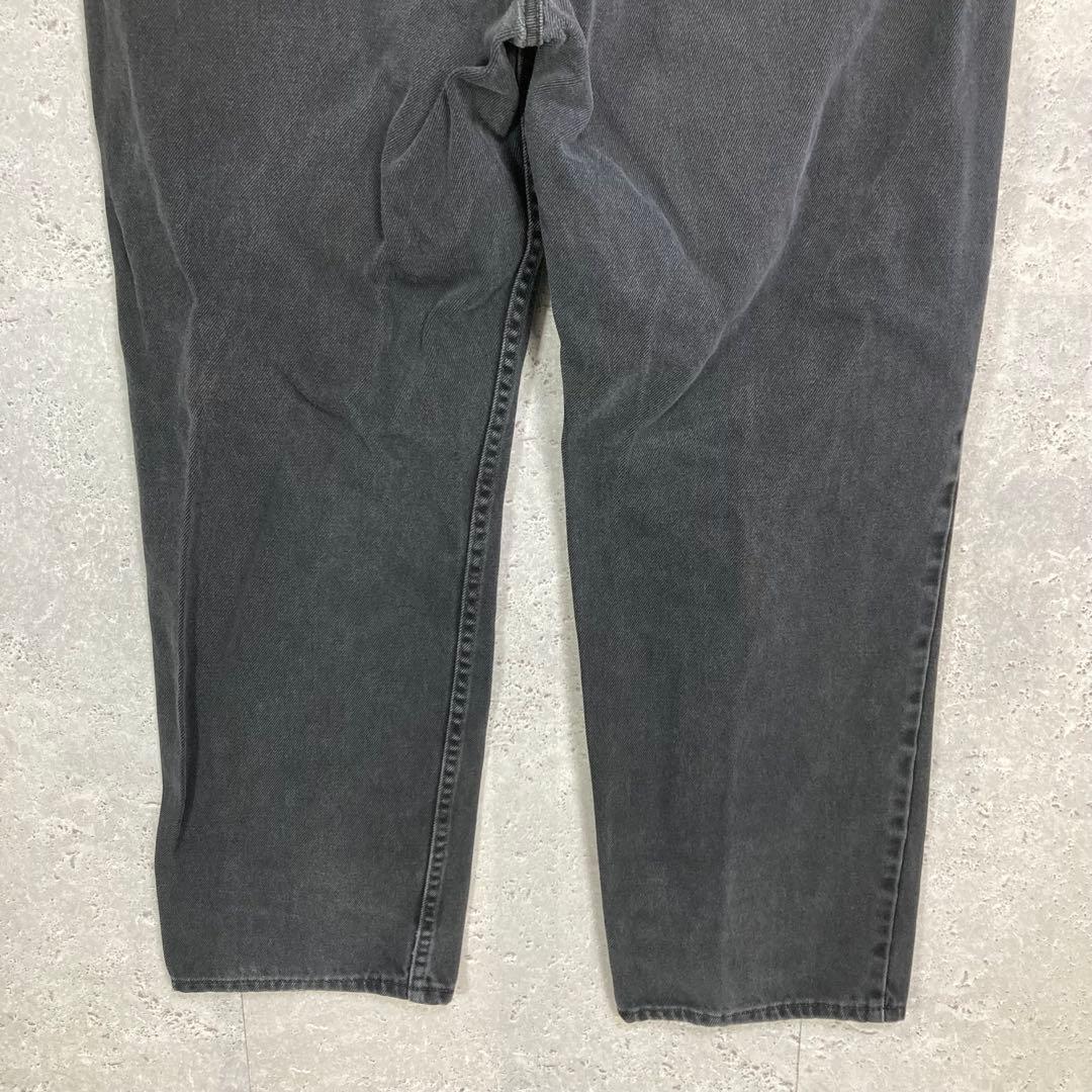 リーバイス550 バギー　ブラックデニム　ジーンズ　ビックサイズW42 L32