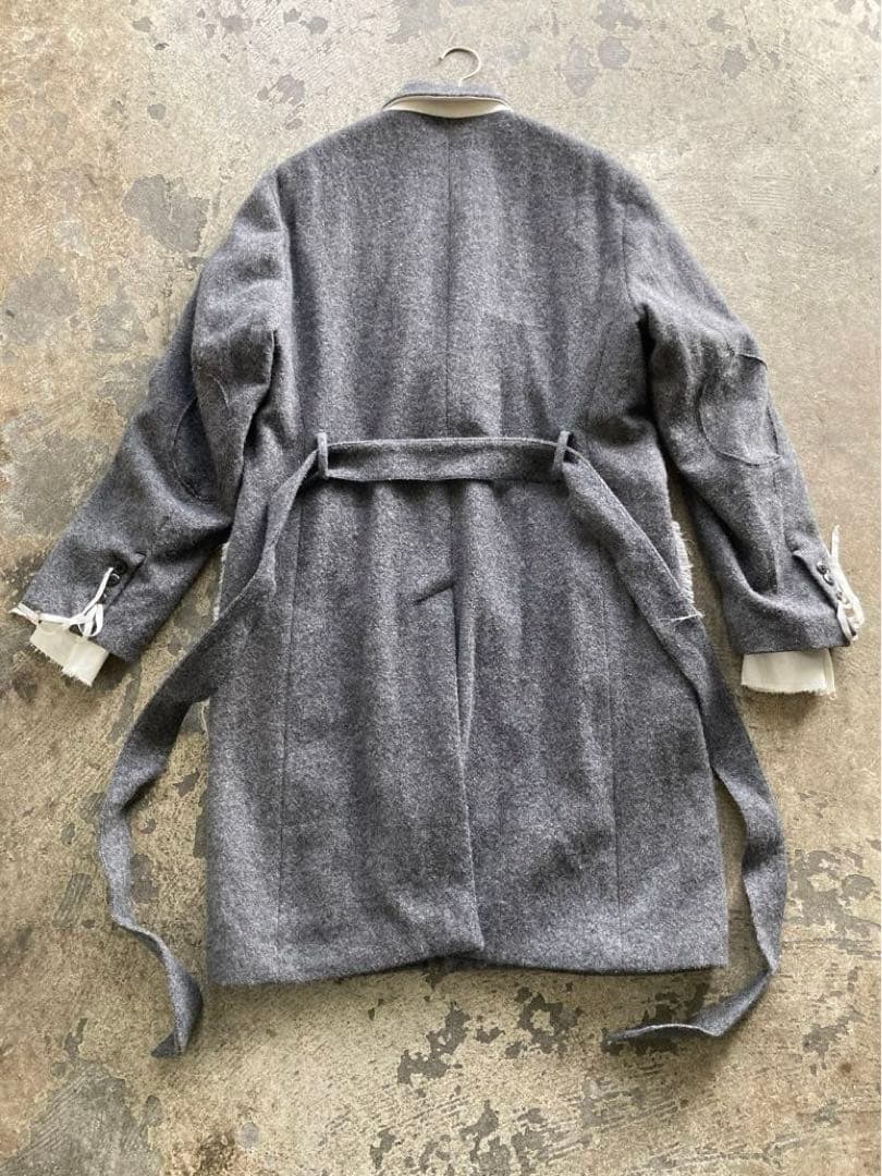 チ*ン様 MIDORIKAWA ミドリカワ　ウールコート　グレー