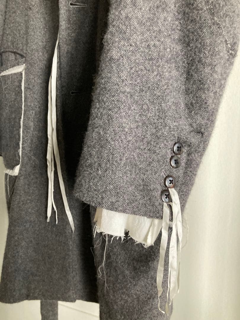 チ*ン様 MIDORIKAWA ミドリカワ　ウールコート　グレー