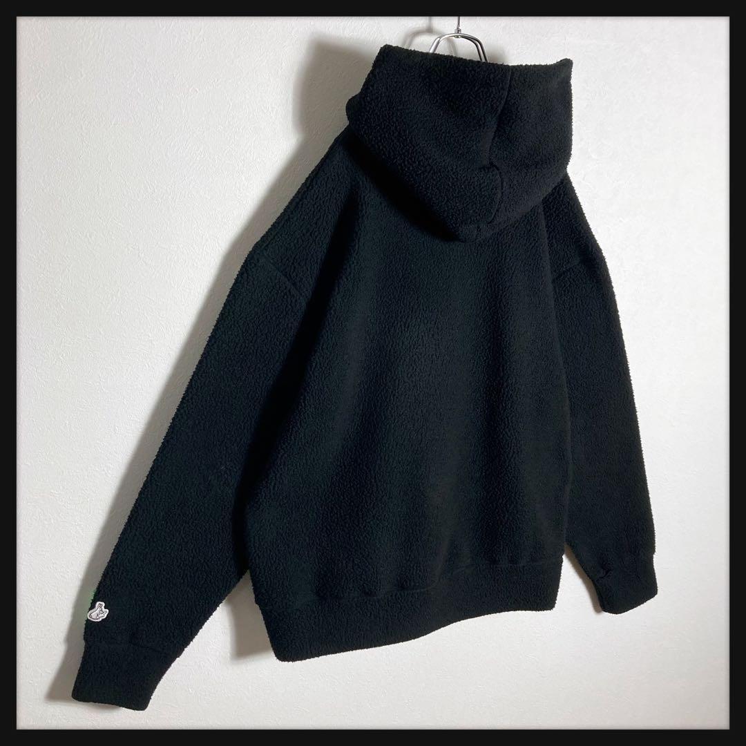 【92mam 様購入】FR2 センターロゴ パーカー ボアフリース 即完売モデル