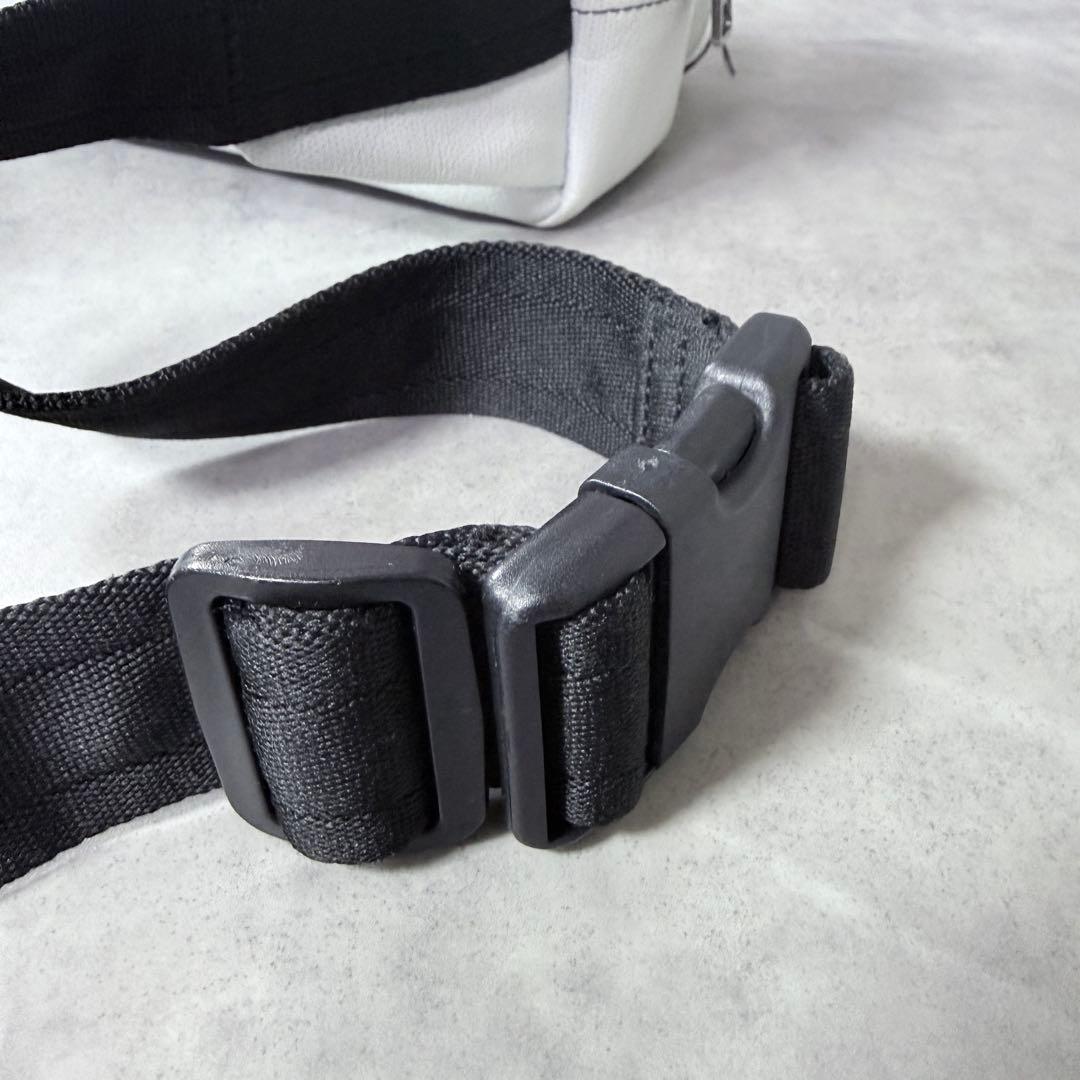 良品✨DIESEL コーテッドキャンバス Wコンパートメント ボディバッグ