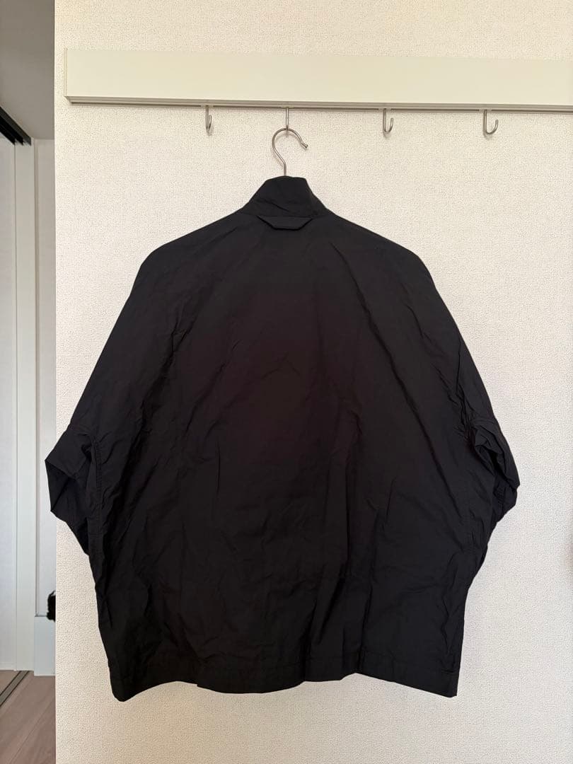 23AW MUJI LABO撥水防風ナイロンセットアップ M 黒 無印良品