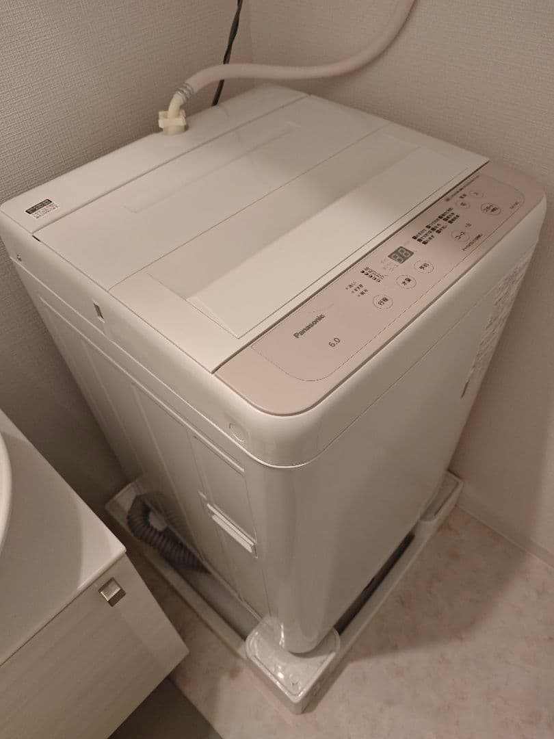 美品 Panasonic 縦型洗濯機 6kg NA-F6B2 12/25発送限定