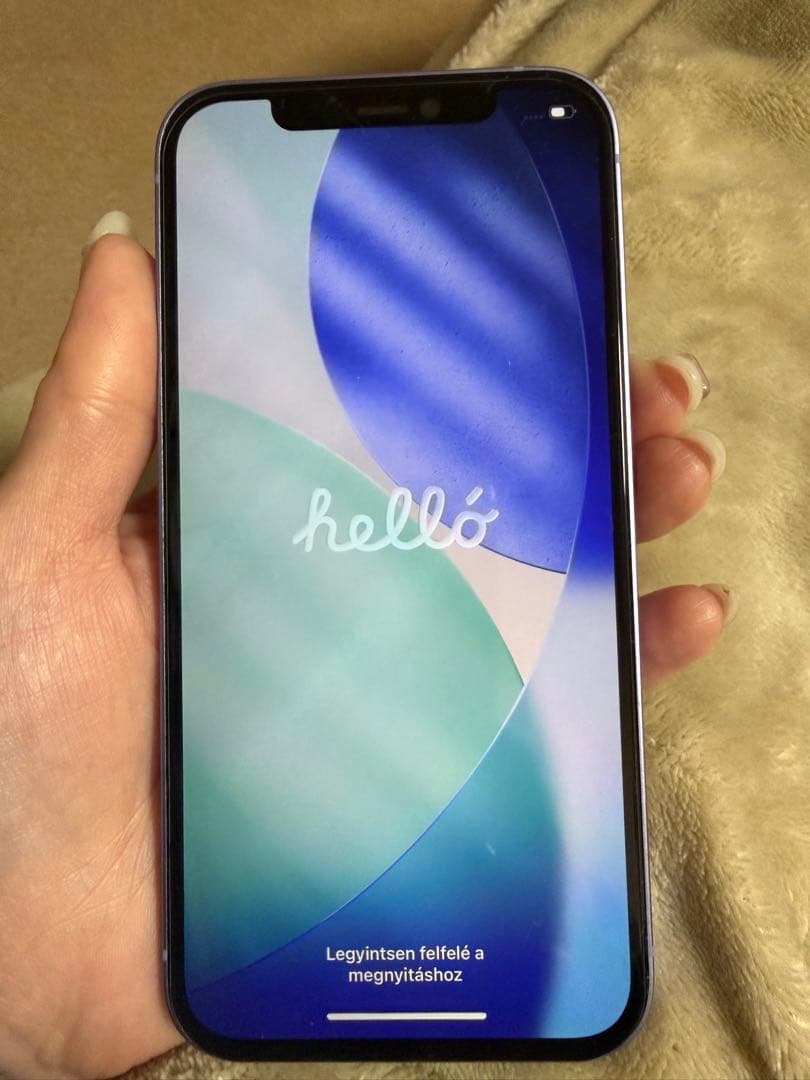 iPhone12 128GB 本体 箱あり バッテリー100％（非純正）初期化済