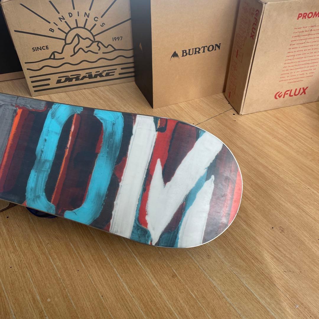 BURTON　キッズスノーボードセット　バートンバイン付　CUSTOM　カスタム