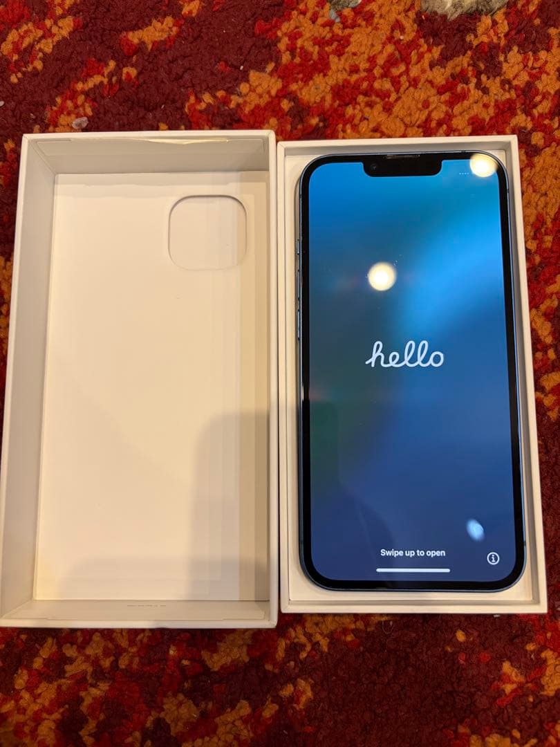 【超美品】iPhone13 128GB ブルー