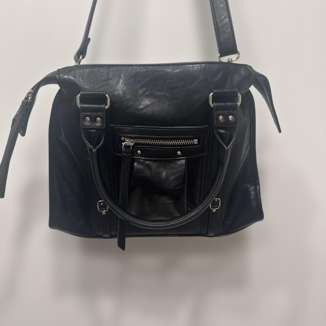 アンティークフェイクレザーボストン　JEANASIS ジーナシス