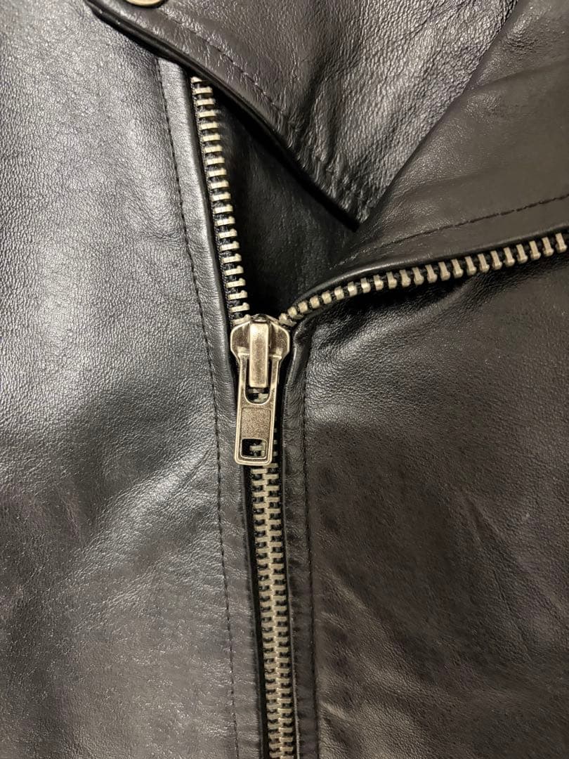 KING SIZE 90s ダブルライダースジャケット 5XL デッドストック