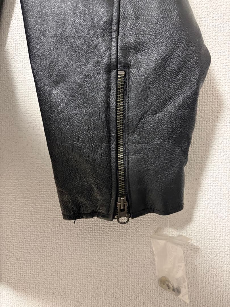 KING SIZE 90s ダブルライダースジャケット 5XL デッドストック