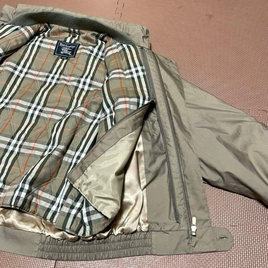 ビンテージ バーバリー 中綿 ジャケット ブルゾン スウィングトップ 80s