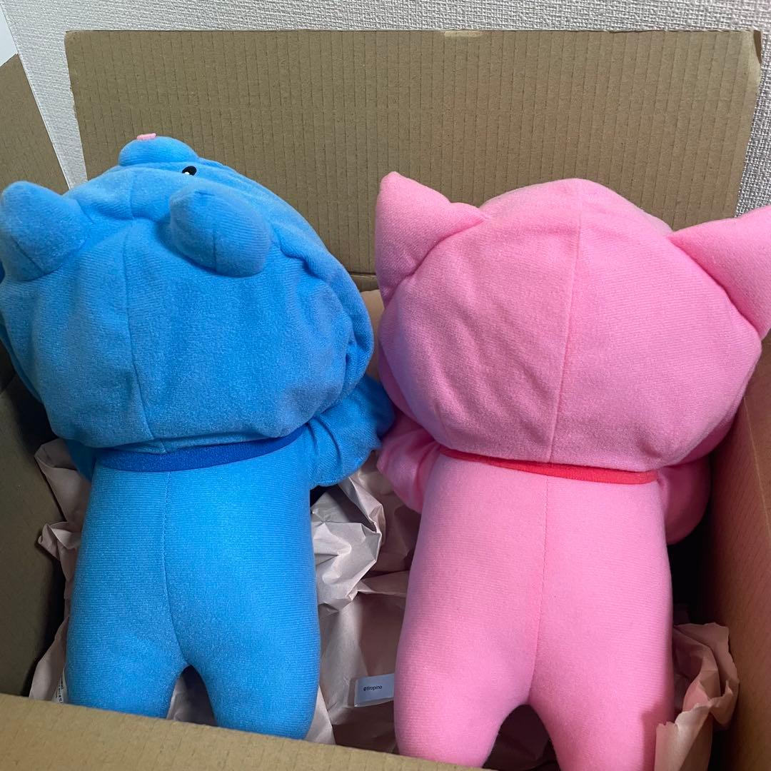 GIGO限定 ちろぴの まったり BIGぬいぐるみ ぴの ちろる 2点セット