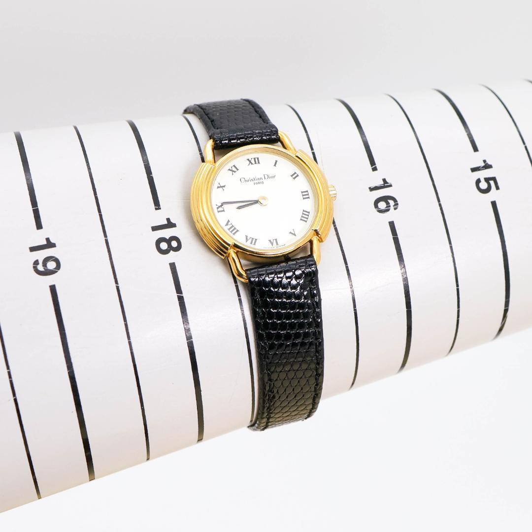 稼働 Christian Dior 腕時計 ローマン レディース アンティーク