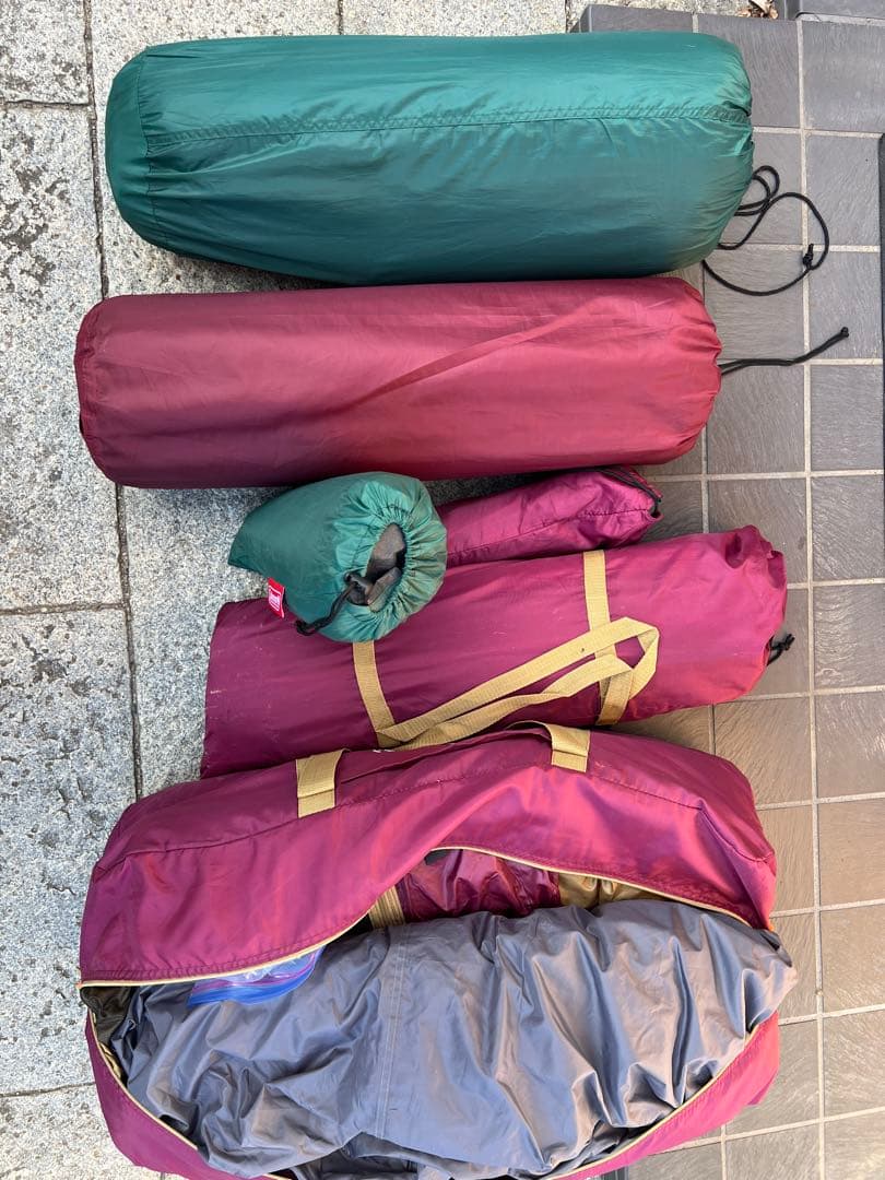 【美品】コールマン ラウンドスクリーン2ルームバーガンディスタートセット