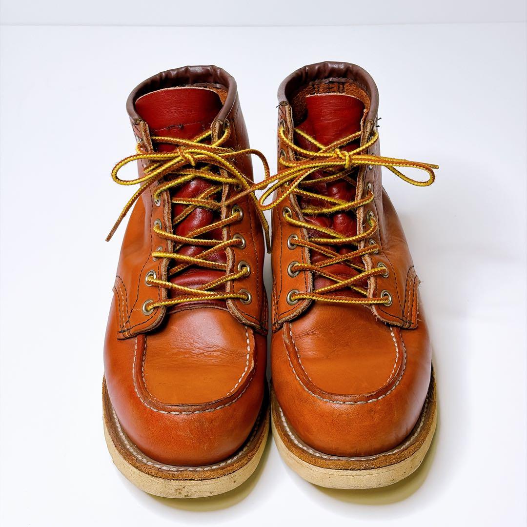 00s【RED WING】アイリッシュセッター/6E/刺繍羽タグ　8875 茶色