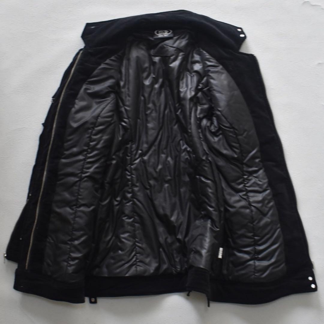 Hikozoh Ozz On ゴシック 黒コーデュロイジャケット 安全ピン　中綿