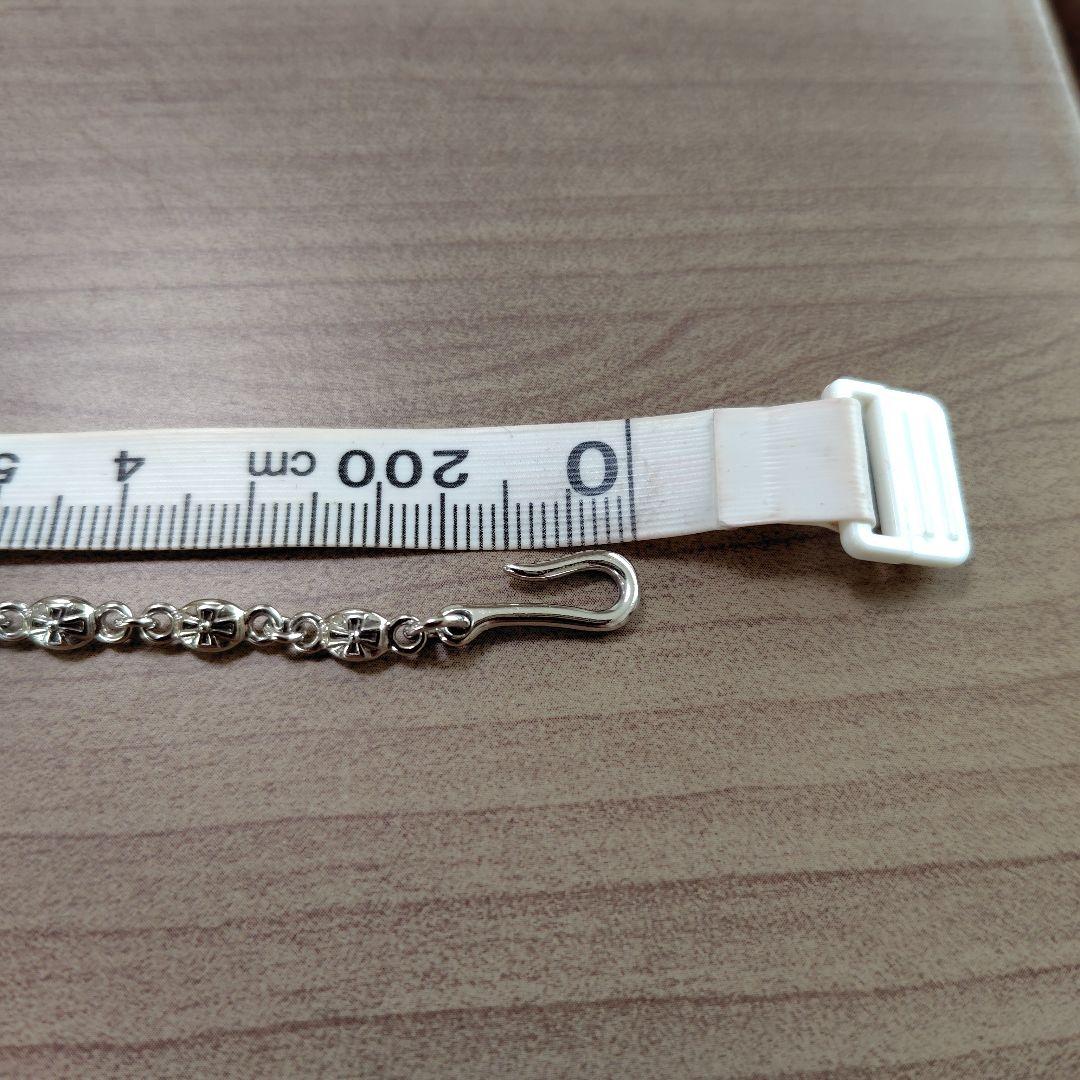 Justin Davis　 タイニークロスチェーン 70cm　シルバー　ロング