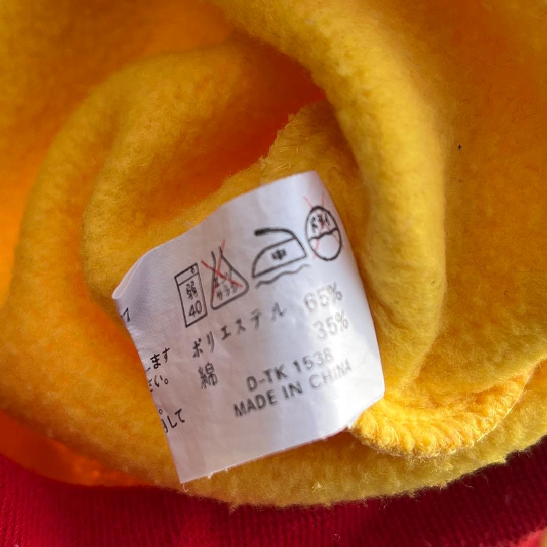 90’s PINGU ピングー パーカー スウェット 古着　トラック　赤　黄色