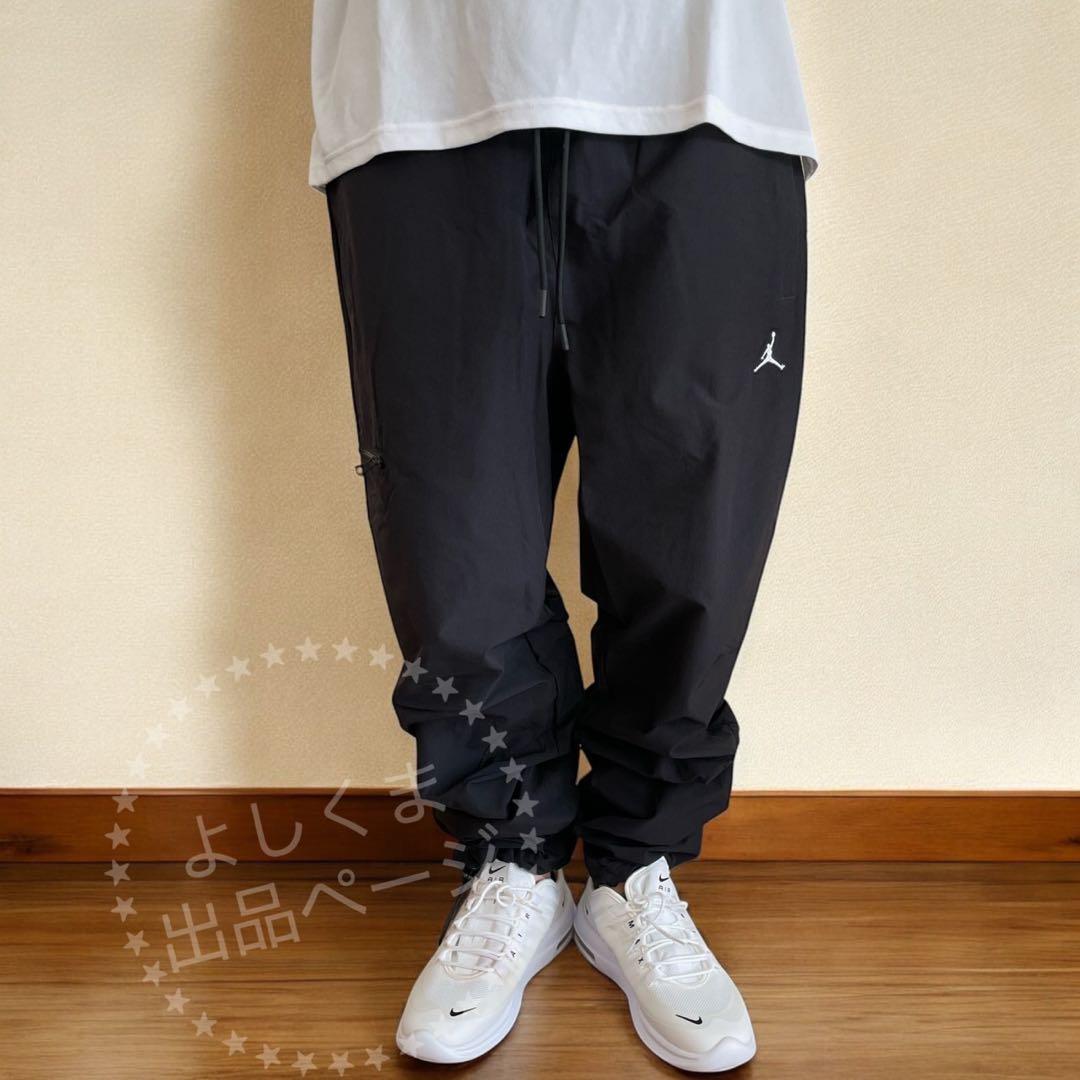 NIKE ジョーダン　カーゴパンツ　メンズ　Ｌ　黒　ジョガーパンツ　ウーブン