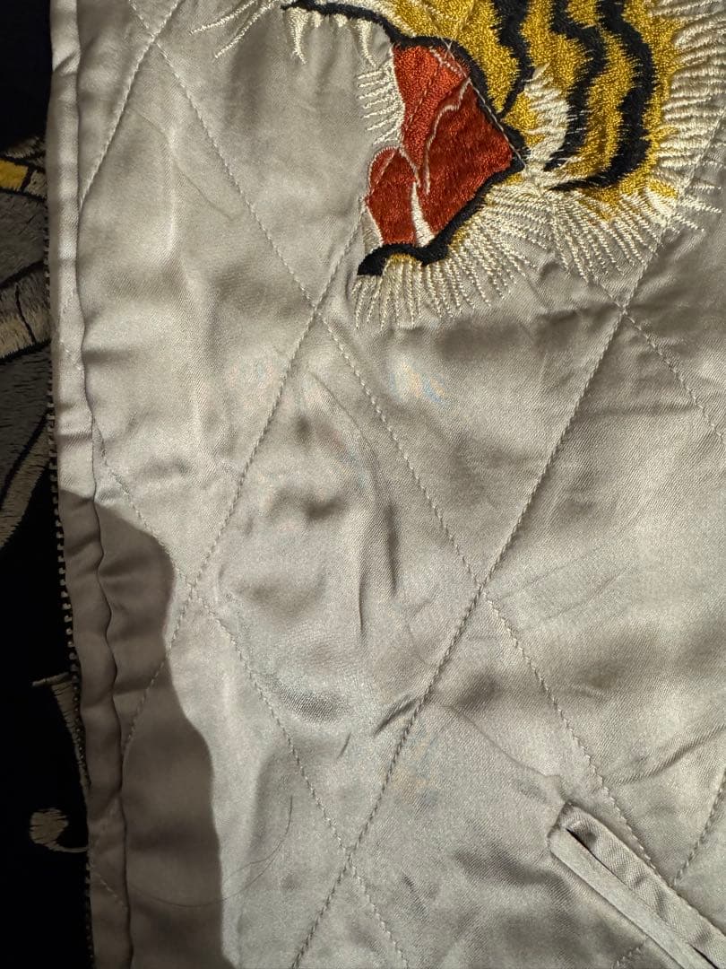 バズリクソンズ×港商スカジャン XLサイズ 別珍 BR15536