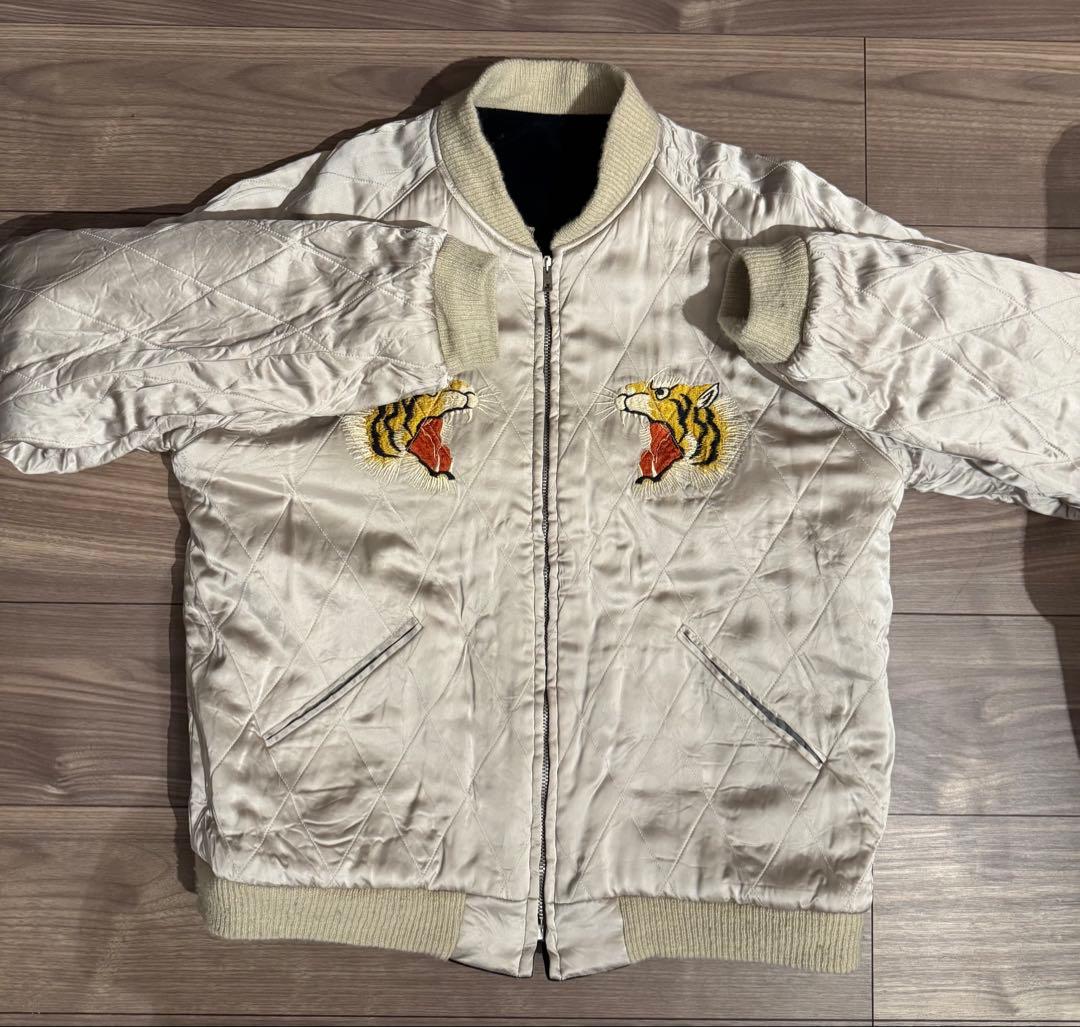 バズリクソンズ×港商スカジャン XLサイズ 別珍 BR15536