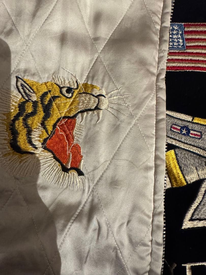 バズリクソンズ×港商スカジャン XLサイズ 別珍 BR15536