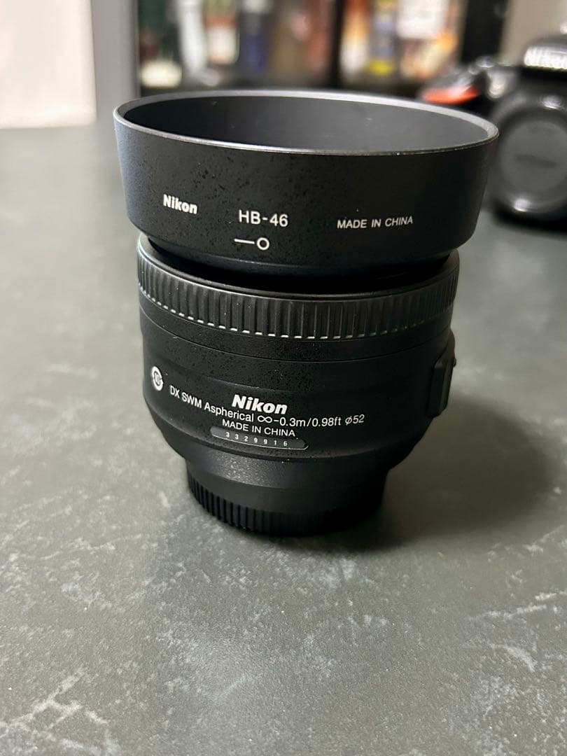 単焦点 Nikon AF-S NIKKOR 35mm F1.8 G フード付