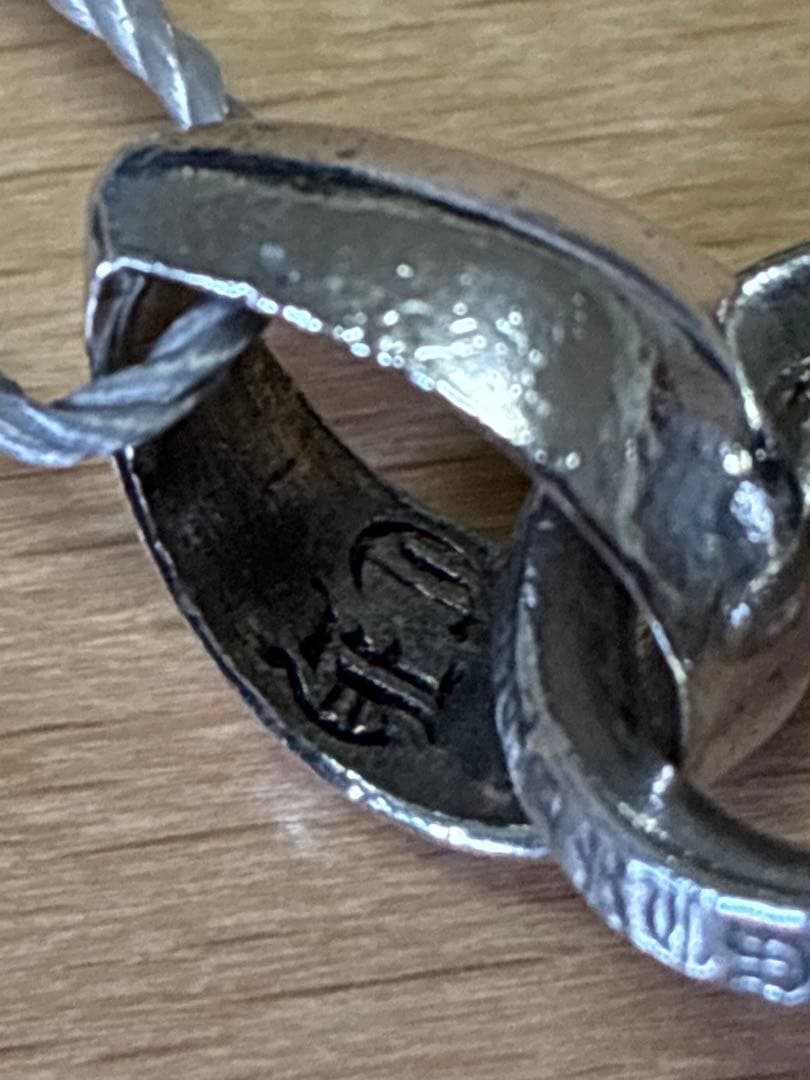 クロムハーツ スモールCHクロス Wベイル ペンダント 鑑定済み 正規品