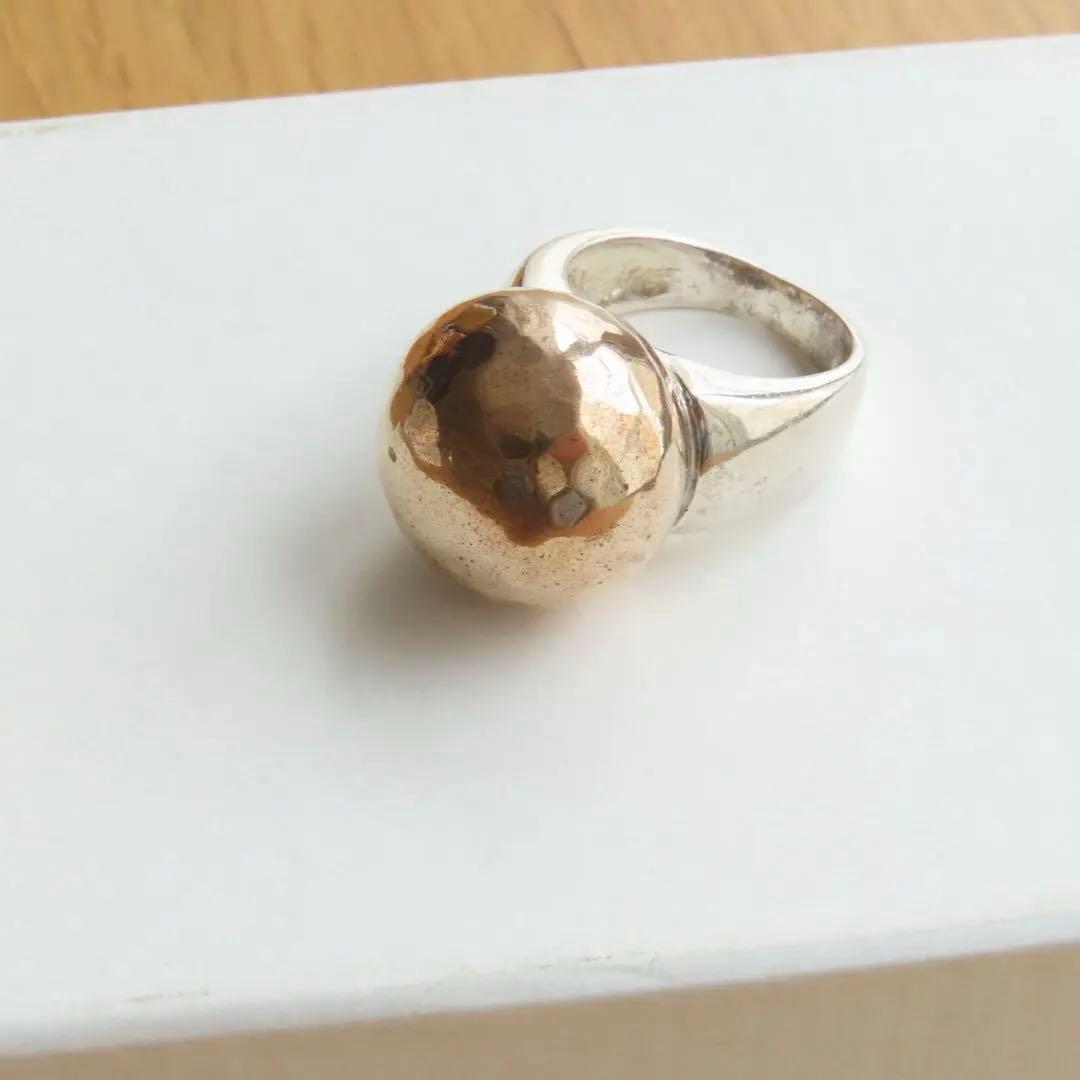 フォリフォリ　925 刻印　シルバー　リング　11号　ボール　指輪